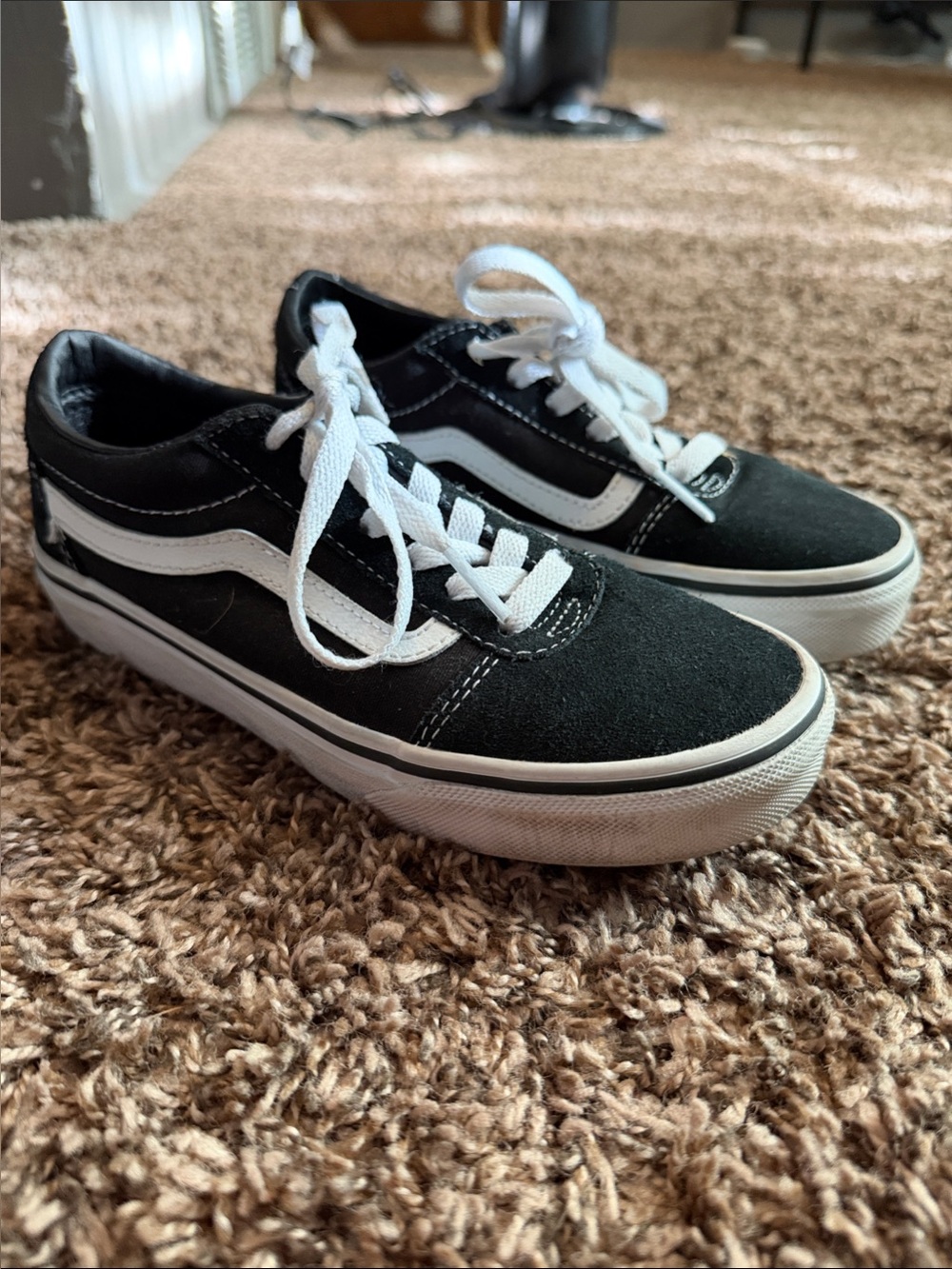 Vans Black and White Old Skool Sneakers